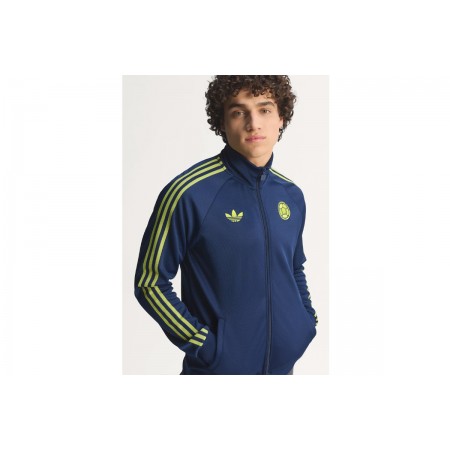 Adidas Originals Colombia Originals Ανδρική Πολυεστερική Ζακέτα Μπλε Σκούρο, Λαχανί