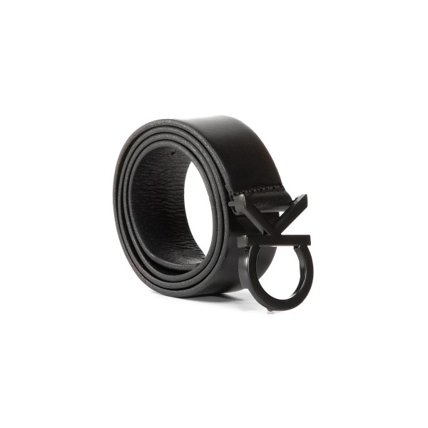 Calvin Klein Leather Logo Ζώνη Casual (K50K505792 BAX)