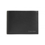 Calvin Klein Leather Rfid Billfold Ανδρικό Πορτοφόλι Μαύρο