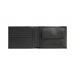 Calvin Klein Leather Rfid Billfold Ανδρικό Πορτοφόλι Μαύρο