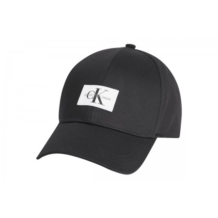 Calvin Klein Monologo Woven Καπέλο Strapback Μαύρο