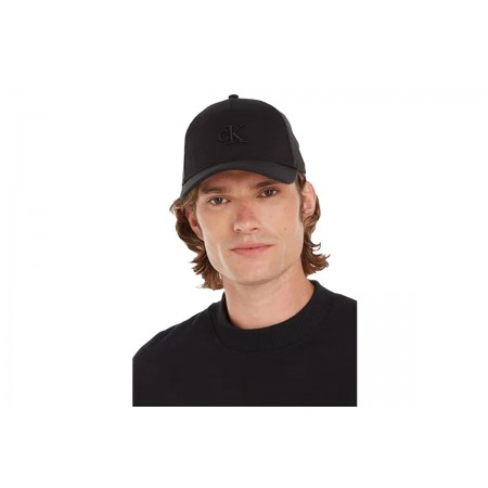 Calvin Klein New Archive Trucker Καπέλο Strapback Μαύρο
