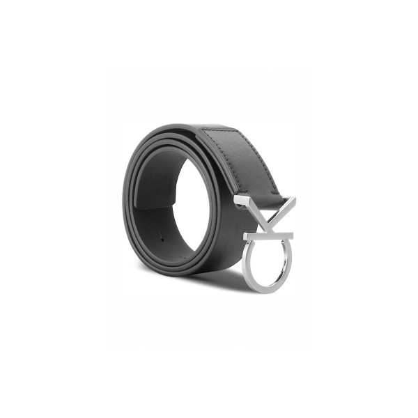 Calvin Klein Leather Logo Ζώνη Casual (K60K602141 001)