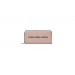 Calvin Klein Sculpted Γυναικείο Πορτοφόλι Ροζ