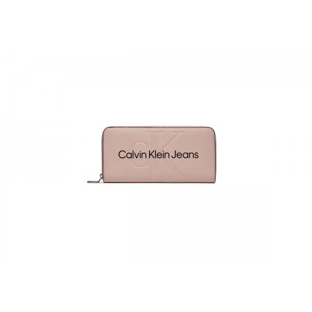 Calvin Klein Sculpted Γυναικείο Πορτοφόλι Ροζ