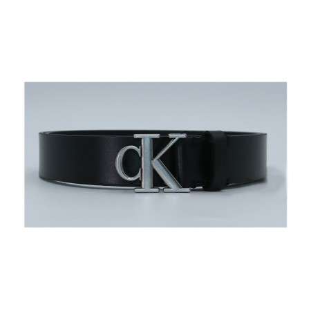 Calvin Klein Γυναικεία Δερμάτινη Ζώνη Μαύρη