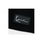 Karl Kani Signature Χειμερινό Σκουφάκι Μαύρο