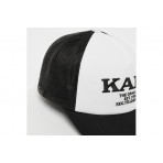 Karl Kani Retro Os Logo Trucker Cap Καπέλο Snapback Μαύρο & Λευκό