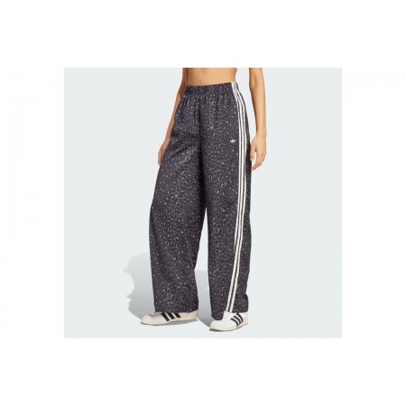 Adidas Originals Wide Leg Satin Παντελόνι Φόρμας Γυναικείο 