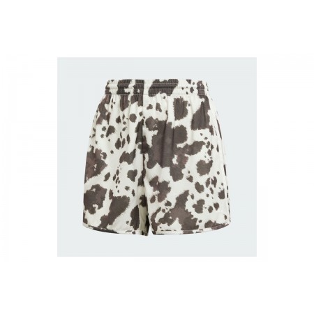 Adidas Originals Animal Print Satin Σορτς Αθλητικό Γυναικείο 