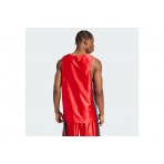 Adidas Originals Boxing Ανδρική Αμάνικη Μπλούζα Κόκκινη
