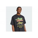 Adidas Originals Champions Graphic Ανδρικό Κοντομάνικο T-Shirt Μαύρο