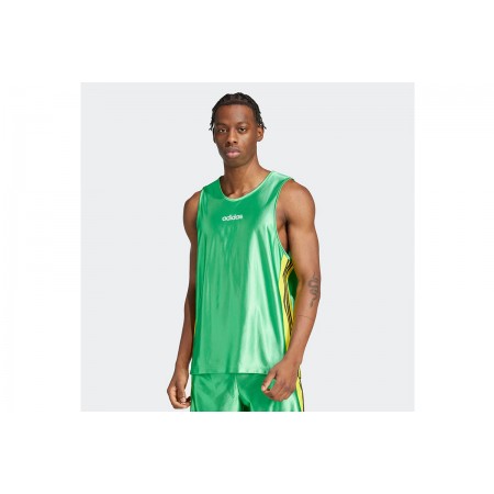 Adidas Originals Boxing Ανδρική Αμάνικη Μπλούζα Πράσινη