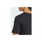 Adidas Originals Trefoil Essentials Waffle Ανδρικό Κοντομάνικο T-Shirt Μαύρο