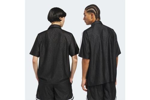 Adidas Originals Basketball Flame Πουκάμισο Κοντομάνικο Ανδρικό (KA9356)