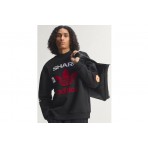 Adidas Originals Manchester United 90 Ανδρική Μακρυμάνικη Μπλούζα με Λαιμόκοψη Μαύρη