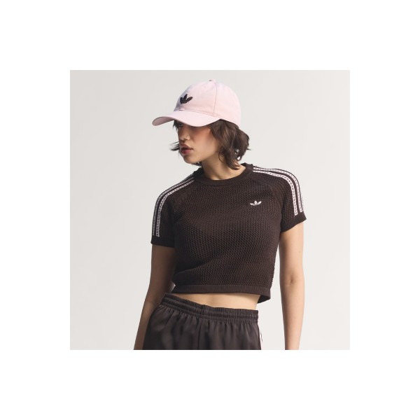 Adidas Originals Knitted Crochet Cali T-Shirt Γυναικείο (KC6480)