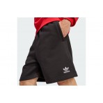 Adidas Originals Trefoil Essentials Fleece Ανδρική Αθλητική Βερμούδα Μαύρη