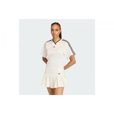 Adidas Originals Rouched Football Jersey T-Shirt Γυναικείο 