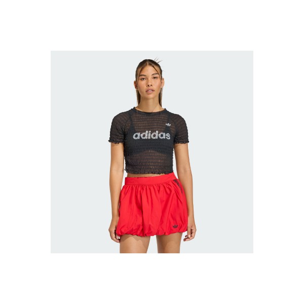 Adidas Originals Smocked Cali T-Shirt Γυναικείο (KD0300)