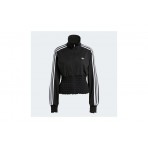 Adidas Originals Smocked Firebird Γυναικεία Πολυεστερική Ζακέτα Μαύρη, Λευκή