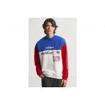 Adidas Originals Graphic Fifa 94 Ανδρική Μακρυμάνικη Μπλούζα με Λαιμόκοψη Λευκή, Ρουά, Κόκκινη