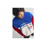 Adidas Originals Graphic Fifa 94 Ανδρική Μακρυμάνικη Μπλούζα με Λαιμόκοψη Λευκή, Ρουά, Κόκκινη