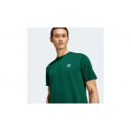 Adidas Originals Trefoil Essentials Ανδρικό Κοντομάνικο T-Shirt Κυπαρισσί
