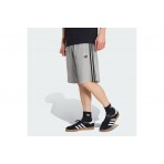 Adidas Originals 3-Stripes Ανδρική Αθλητική Βερμούδα Γκρι