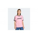 Adidas Originals Loose Jersey Παιδικό Κοντομάνικο T-Shirt Ροζ, Μαύρο