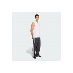 Adidas Originals Trefoil Essentials Ανδρική Αμάνικη Μπλούζα Λευκή