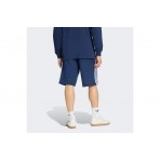 Adidas Originals 3-Stripes Ανδρική Αθλητική Βερμούδα Μπλε Σκούρο