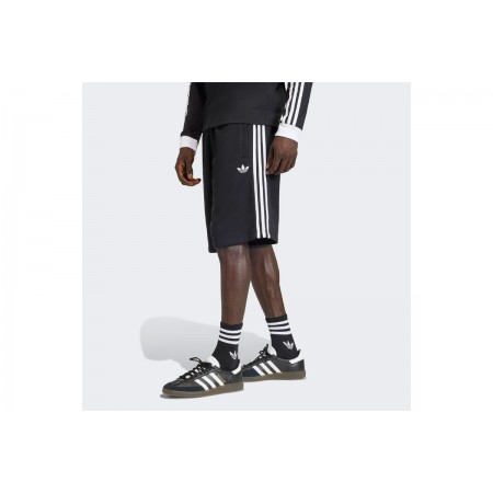Adidas Originals 3-Stripes Ανδρική Αθλητική Βερμούδα Μαύρη