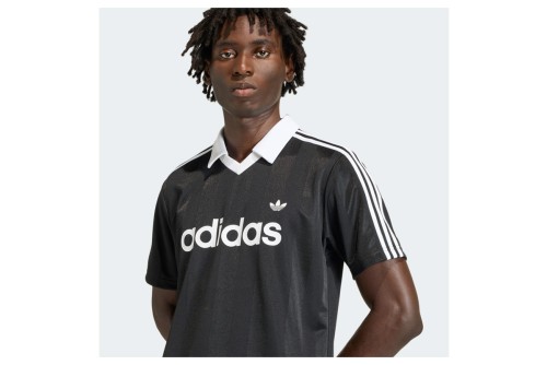 Adidas Originals Archive Collar Engineered V-Neck T-Shirt Ανδρικό (KE3584)
