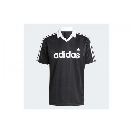 Adidas Originals Archive Collar Engineered V-Neck T-Shirt Ανδρικό 