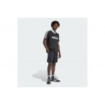 Adidas Originals 3-Stripes Loose Engineered Ανδρική Αθλητική Βερμούδα Μαύρη