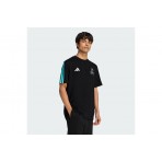Adidas Performance Mercedes - AMG Petronas Formula 1 DNA Ανδρικό Κοντομάνικο T-Shirt Μαύρο, Τυρκουάζ, Λευκό