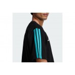 Adidas Performance Mercedes - AMG Petronas Formula 1 DNA Ανδρικό Κοντομάνικο T-Shirt Μαύρο, Τυρκουάζ, Λευκό