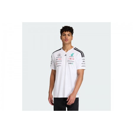 Adidas Performance Mercedes - AMG Petronas Formula 1 Driver Ανδρικό Κοντομάνικο T-Shirt Λευκό