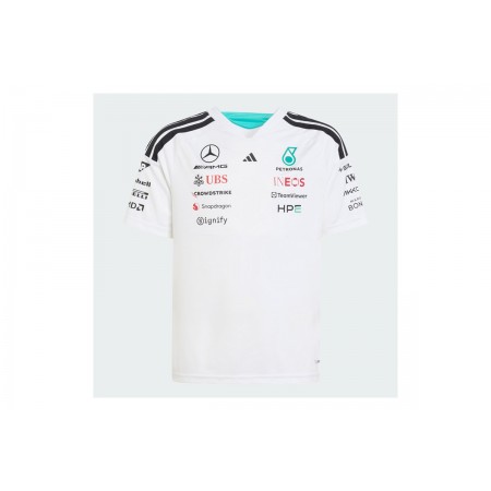 Adidas Performance Mercedes-AMG Petronas F1 Team Driver Παιδικό Κοντομάνικο T-Shirt Λευκό