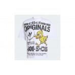 Adidas Originals Duck Graphic Ανδρικό Κοντομάνικο T-Shirt Λευκό