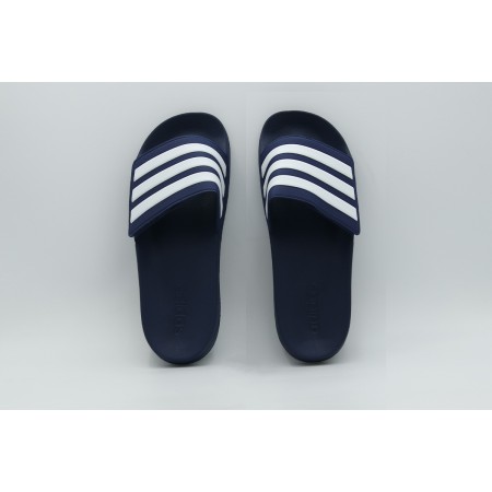 Adidas Performance Adilette Shower Velcro Slides Ανδρικές Παντόφλες Μπλε Σκούρο, Λευκές