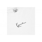 Karl Kani Small Signature Tee T-Shirt Ανδρικό (KKMQ12002 WHITE)
