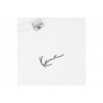 Karl Kani Small Signature T-Shirt Ανδρικό (KKMQ12002 WHITE)
