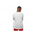 Karl Kani Small Signature Pinstripe Tee T-Shirt Ανδρικό (KKMQ32041WHT WHITE-BLACK)