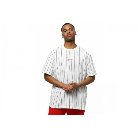 Karl Kani Small Signature Pinstripe Tee T-Shirt Ανδρικό 