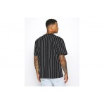 Karl Kani Small Signature Pinstripe Tee T-Shirt Ανδρικό (KKMQ32063 BLACK)