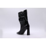 Karl Lagerfeld Panache Fold Down Boots Γυναικεία Μποτάκια Μαύρα