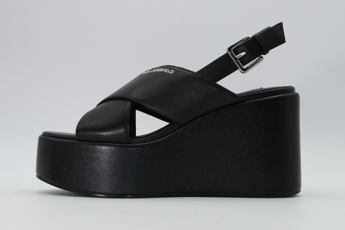 Karl Lagerfeld Wendy Kross Strap Sling Πέδιλα (KL33325 000)