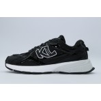 Karl Lagerfeld Orion Sidetrim Mix Ανδρικά Sneakers Μαύρα, Λευκά